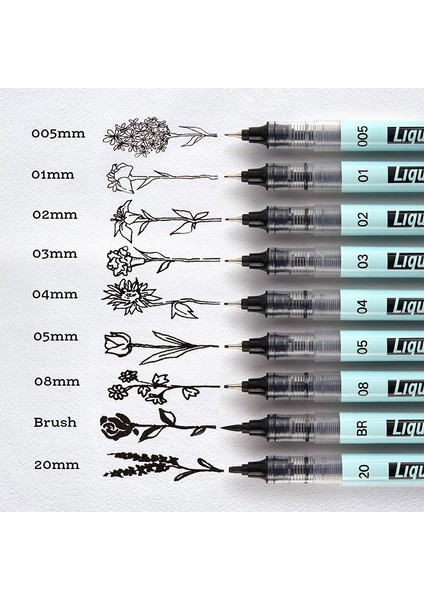 Wrıtech W-704 Lıquıd Fınelıner 0,3mm Kalem - 12'li Kutu