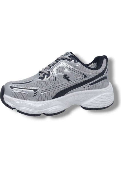 Flet 329 Gri File Yürüyüş Koşu Kalın Taban Spor Ayakkabı modelleri