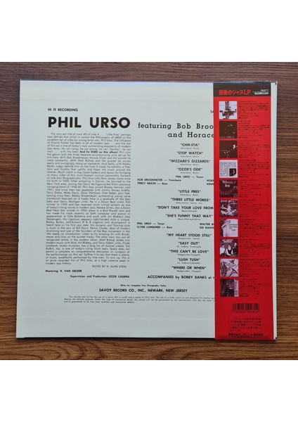 Phil Urso – The Philosophy Of Urso