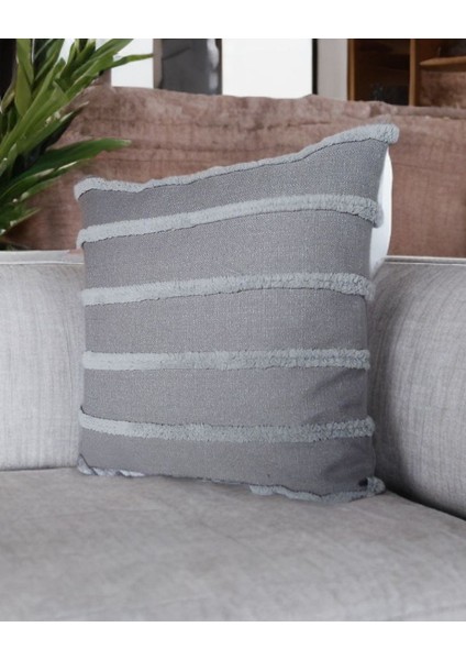 Nakışlı Kırlent Kılıfı Çizgi Nakış Klasik Model Çift Taraf ( 40 x 40 cm ) 1'lı Kalite Kumaşı fiyatları