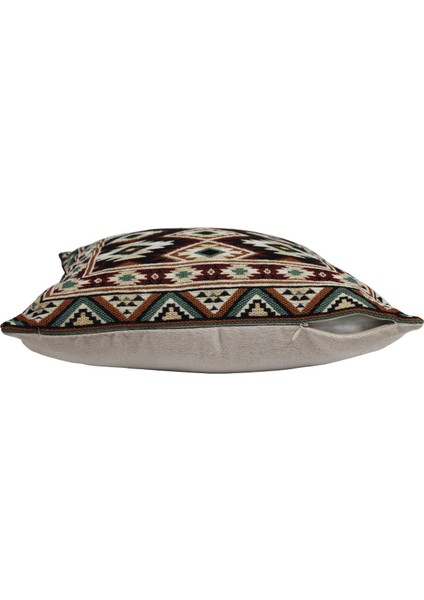 Belıeve Drogan Kilim Jakarlı Dokuma Goblen Dekoratif Şönilli Kırlent 45*45 fiyatları