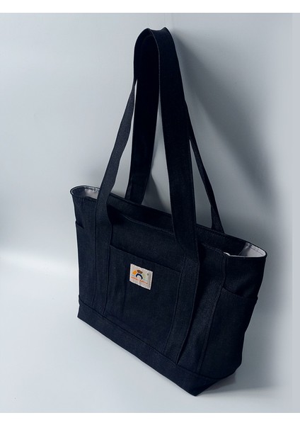 Milano Günlük - Plaj - Kamp - Anne/Bebek Çanta Siyah Kot fırsatları