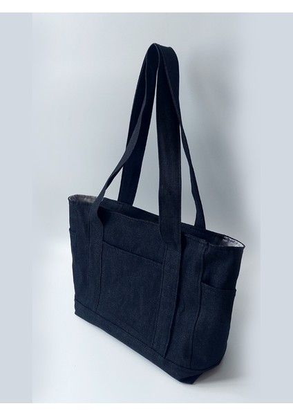 Milano Günlük - Plaj - Kamp - Anne/Bebek Çanta Siyah Kot fiyatları