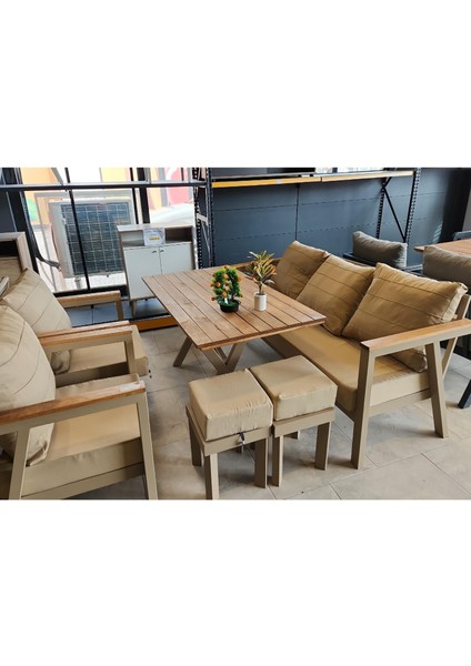 Home Pablo 3+1+1 Koltuk Takımı Cappucino