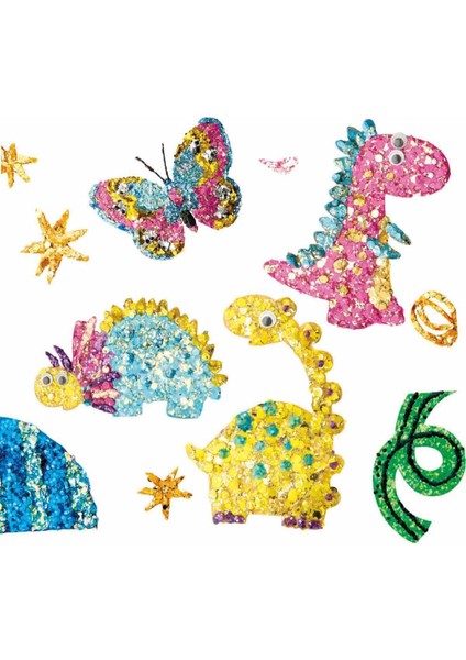 Magic Glitter Sevimli Dino Tasarım Seti fiyatları