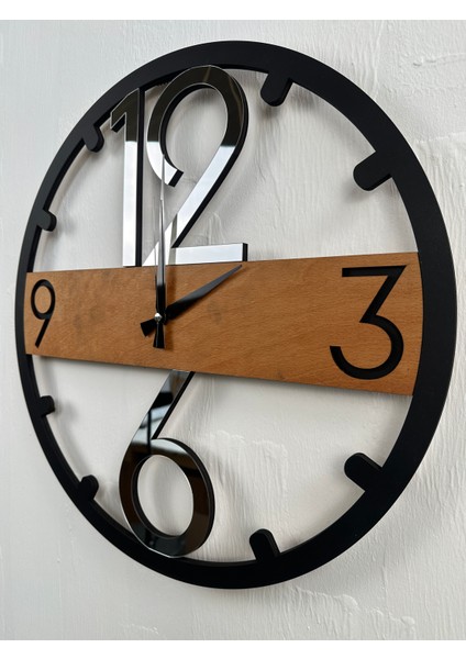 Dekoratif Ahşap Tasarım Duvar Saati modelleri