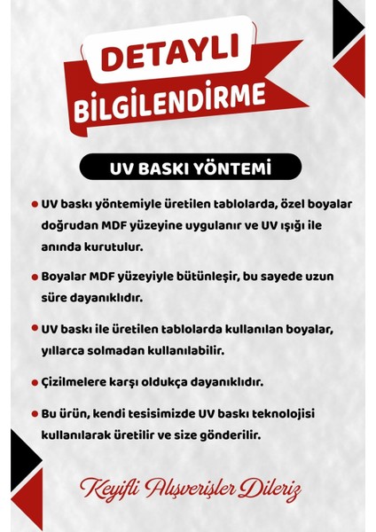 Good Vibes Only Temalı Çerçeve Görünümlü Mdf Tablo
