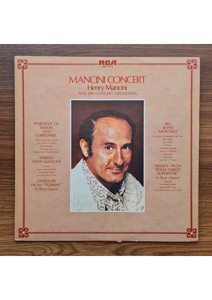 Henry Mancini And His Orchestra Mancini Concert