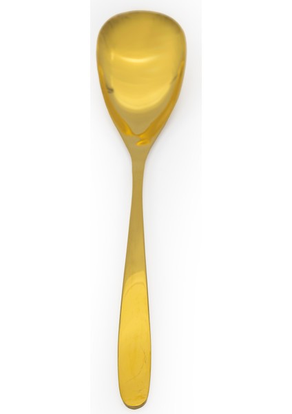 Metal Servis Kaşığı Gold 28 cm