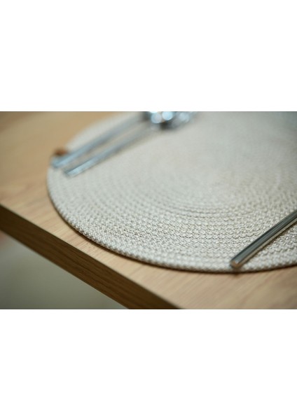 Bej Amerikan Servis Supla 7 Parça Ekmek Sepeti Oval Jüt Materyal modelleri