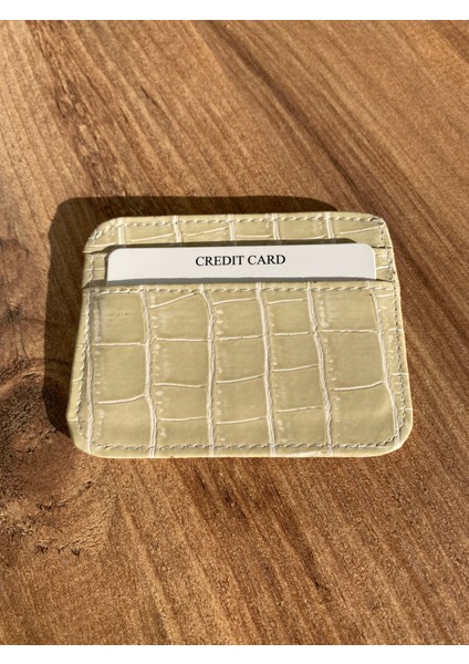 Z&m Collection Para Bölmeli Croco Deri Ultra Ince Küçük Çift Taraflı Kadın Kartlık Cüzdan