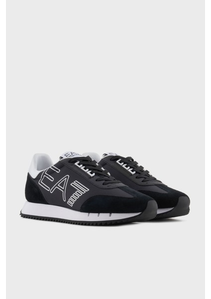 Logolu Süet Detaylı Sneaker Ayakkabı Unisex Ayakkabı X8X101 XK257 U448