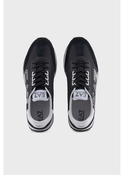 Logolu Süet Detaylı Sneaker Ayakkabı Unisex Ayakkabı X8X101 XK257 U448
