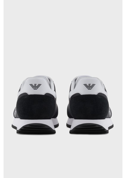 Logolu Süet Detaylı Sneaker Ayakkabı Unisex Ayakkabı X8X101 XK257 U448