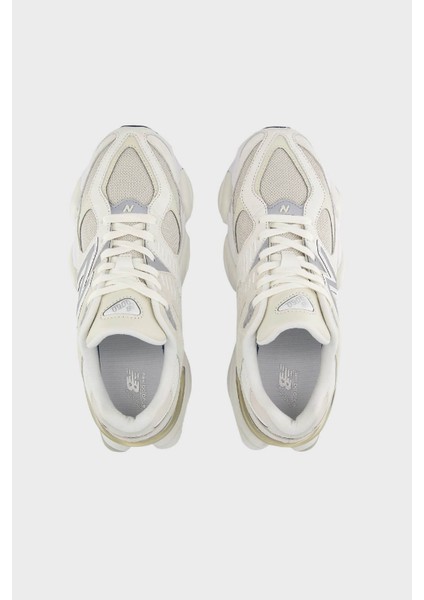 Logolu Hakiki Deri Kalın Tabanlı Sneaker Ayakkabı Ayakkabı U9060WHT