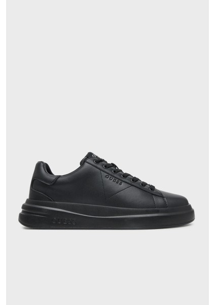 Elba Logolu Kalın Tabanlı Sneaker Ayakkabı FMJLBALEA12 Erkek Ayakkabı Fmjlba LEA12 Black