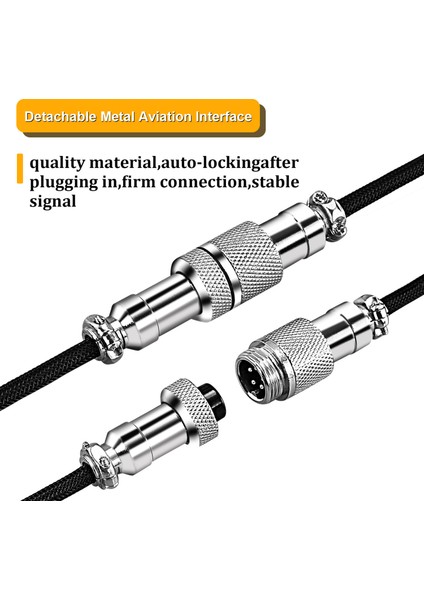 Coiled Kablo, Sarmal Kablo, Mekanik Klavye Kablosu, Type C USB Kablo [oyuncu Klavyesi Kablosu] modelleri