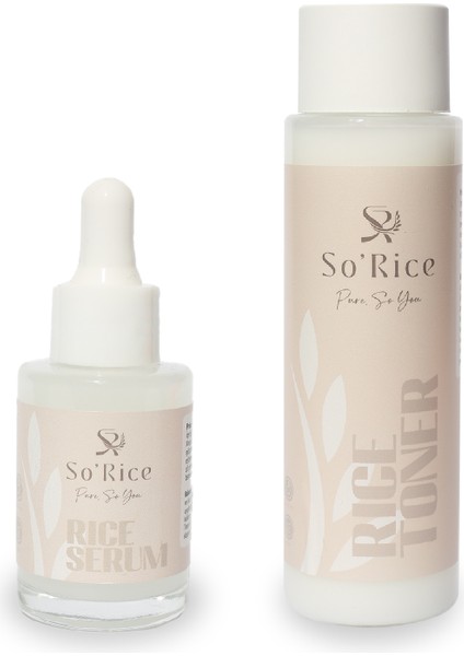 Pirinç Özlü Serum ve Tonik Seti