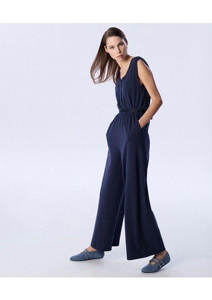 Kuşaklı Wıde Leg Tulum TS1250014020015
