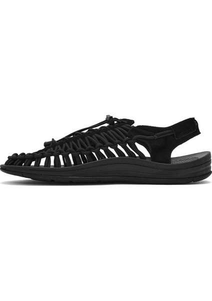 Erkek Siyah Örgülü Sandalet 25SFD696814