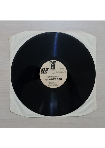 - Işte Bağlama Işte Arif Sağ - 1982 Istanbul Şan Tiyatrosu Konseri - 1982 - Dönem Baskı Plak - Longplay - Lp modelleri
