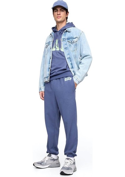 Logo Fransız Havlu Kumaş Jogger Eşofman Altı - 707924