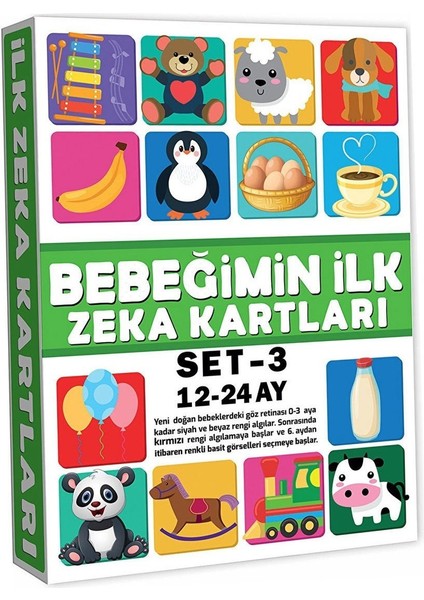 2212 Eğitici Kartlar 12-24 Ay Zeka Kartları