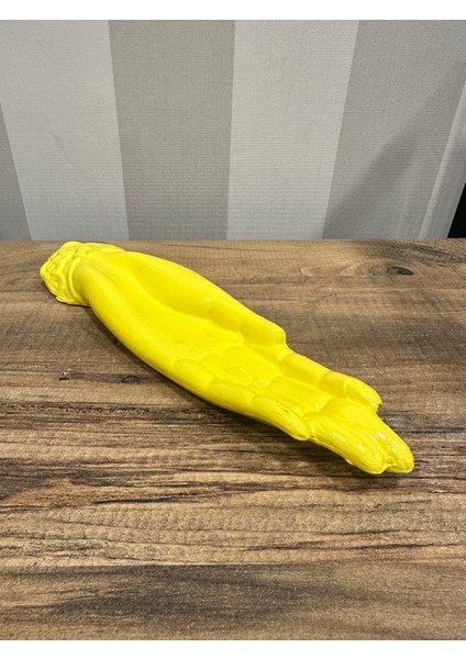 El Yapımı Şık ve Sarı Renkli Dekoratif El Tütsülük