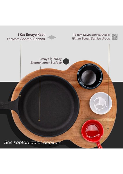 Sahan Yuvarlak Ahşap Stand Siyah Mat 16 cm Eco K44 fırsatları