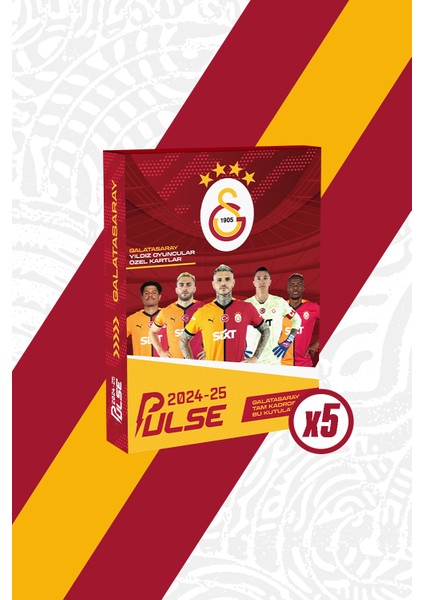 Eco Bundle - Galatasaray - Pulse Futbolcu Kartları 2024/25 - 5 Paket fiyatları