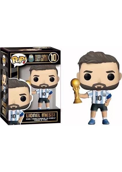 Messi Futbol Arjantin Pop No.10 Forma Messi Q Versiyonu Iyi Adam Bebek Modeli (Yurt Dışından)