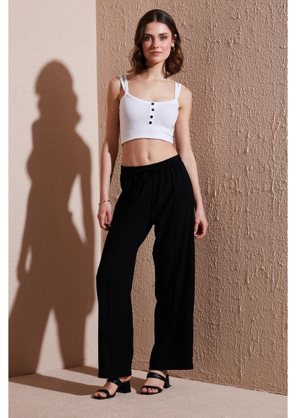 Eşofman Çimalı Regular Fit Normal Bel Geniş Paça Eşofman Altı Bayan Eşofman Altı 5866260
