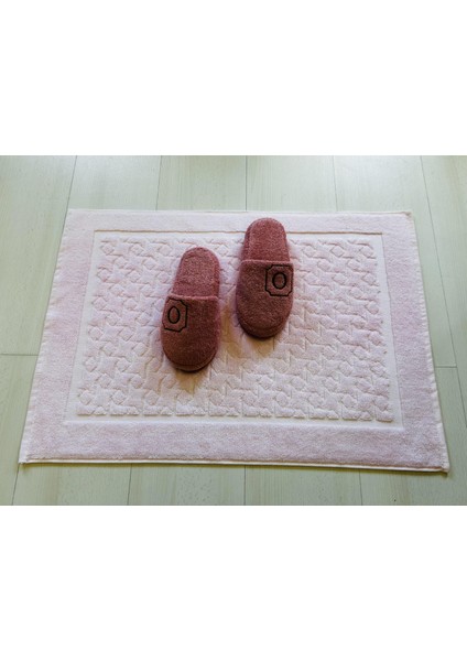 Mozaik Desen Banyo Paspası Jakarlı Pamuklu 50X70