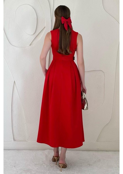 Halter Yaka Kloş Elbise fiyatları