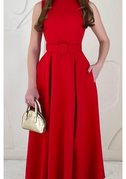 Halter Yaka Kloş Elbise modelleri