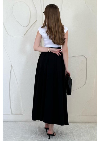 Pile Detaylı Kloş Etek fırsatları