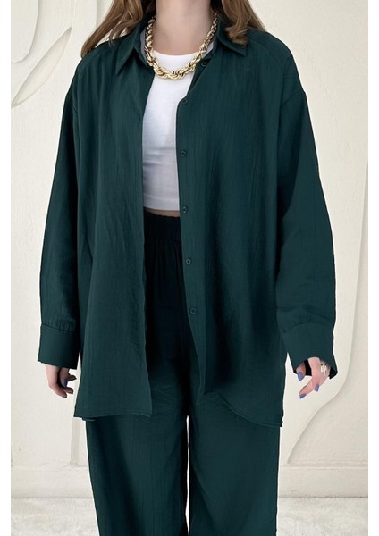 Alice Gömlek ve Bol Kesim Pantolon Takım modelleri