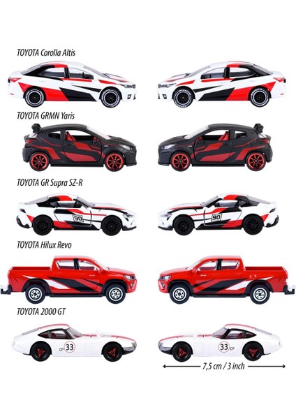 Toyota Racing 5'li Koleksiyon Paketi