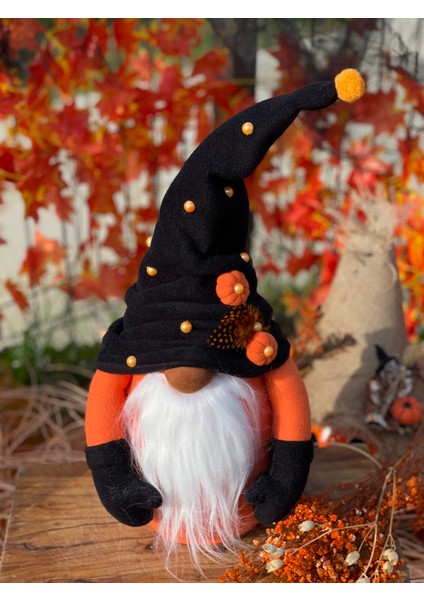 Halloween Sevimli Şans Cüceleri Dekoratif Peluş Cadılar Bayramı Peluş Dekor 50 cm fiyatları
