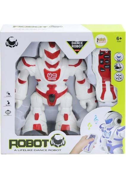 09406-606-3 Kt Kumandalı Pilli Robot