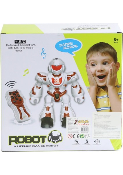 09406-606-3 Kt Kumandalı Pilli Robot