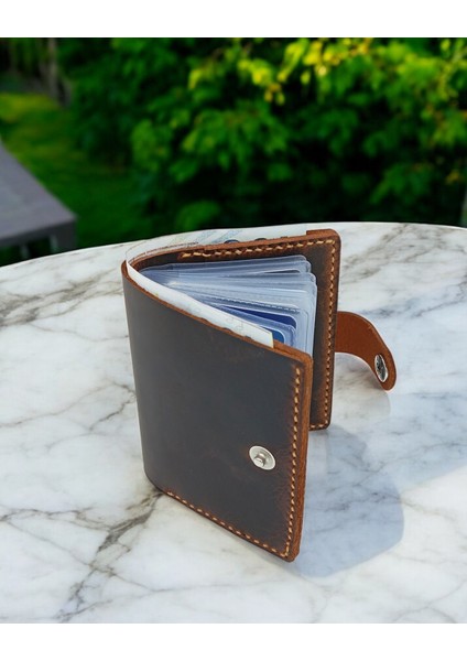 Cronder Hakiki Deri Şeffaf Gözlü Cüzdan Kartlık fiyatları