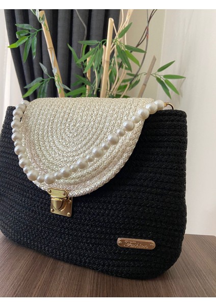 Incili Siyah El Çantası fiyatları