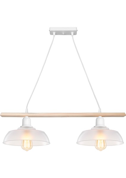 Karya Ikili Sıralı Avize Şeffaf modelleri