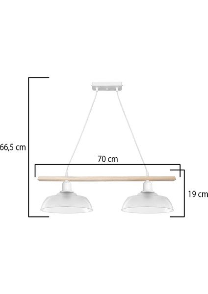Karya Ikili Sıralı Avize Şeffaf fırsatları