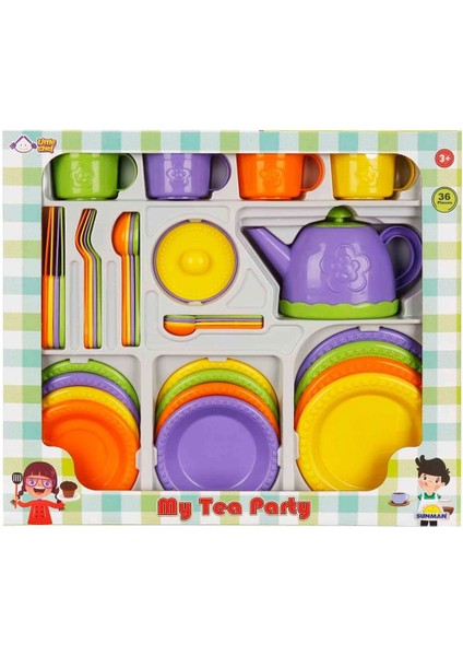 4682 Little Chef Çay Seti 36 Parça -Sunman