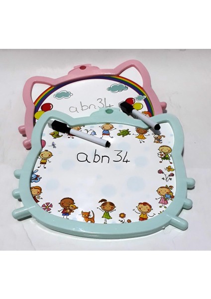 Hello Kitty Iki Yüzlü 27X24CM Ebatında Özel Kalemli Yazı Tahtası Silgili Mıknatıslı Özel Kalemli fırsatları