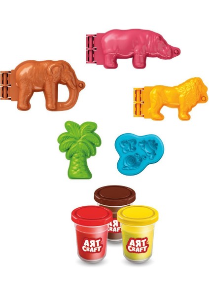 03997 Art Craft Orman Hayvanları Hamur Set 168 gr -Fentoys