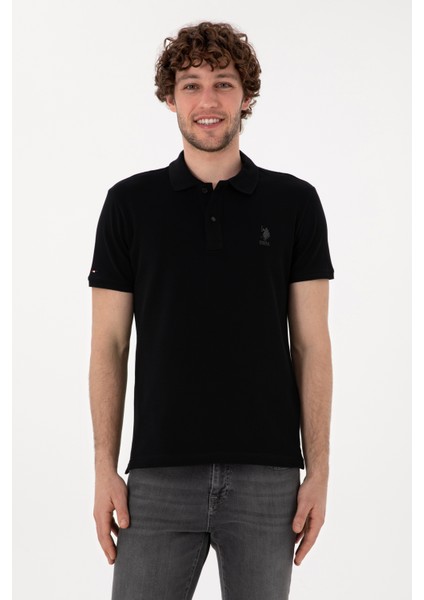 Erkek Siyah Tişört Basic 50298041-VR046