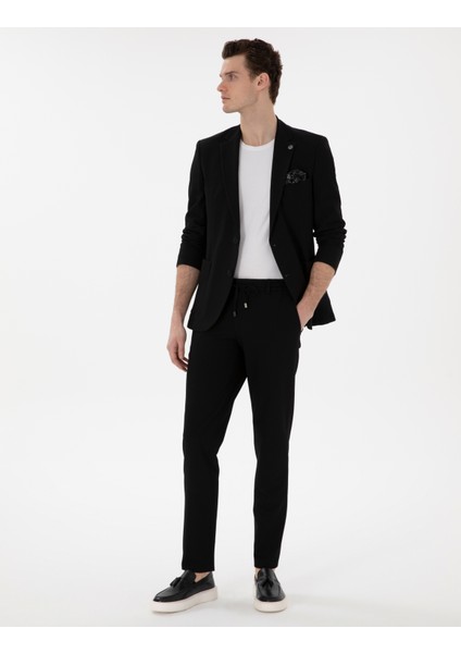 Erkek Siyah Ex. Slim Fit Takım Elbise 50306345-VR046 fırsatları